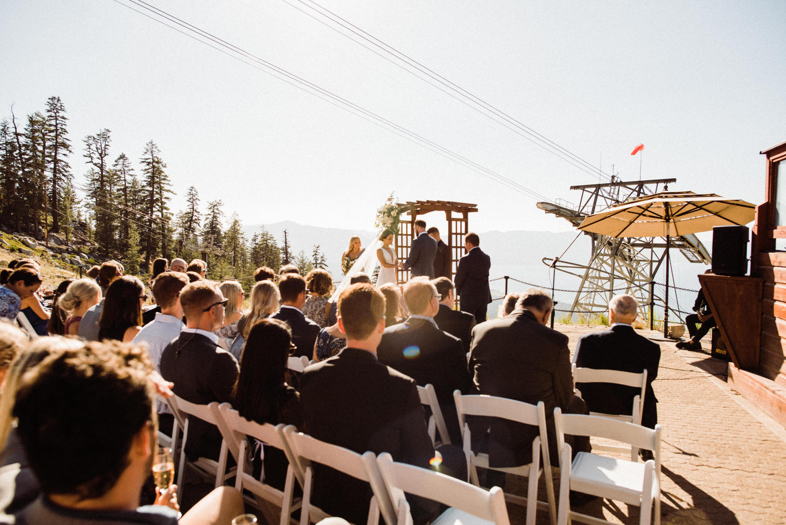 Intimate Wedding Ceremony at Heavenly Lakeview Lodge in South Lake Tahoe, CA