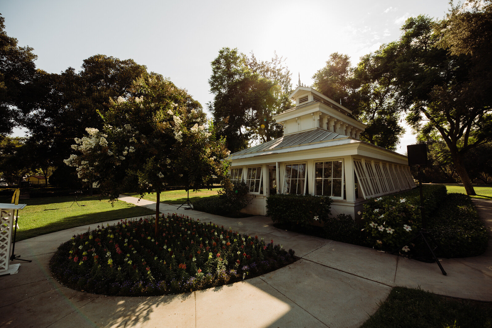 Plant Conservatory at Heritage Park Wedding in Santa Fe Springs, CA