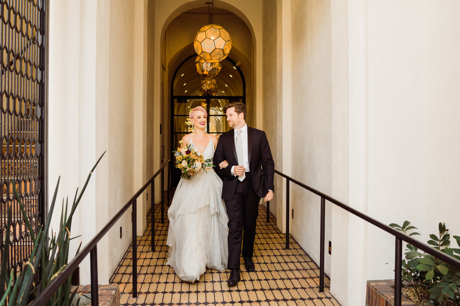 Modern Feminist Wedding at Hotel Figueroa - Los Angeles, CA - Will + Laurel