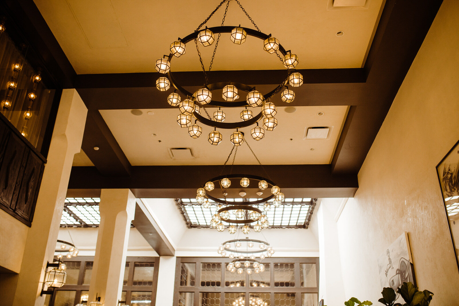 Hotel Lobby Decor at Hotel Figueroa in Los Angeles, California