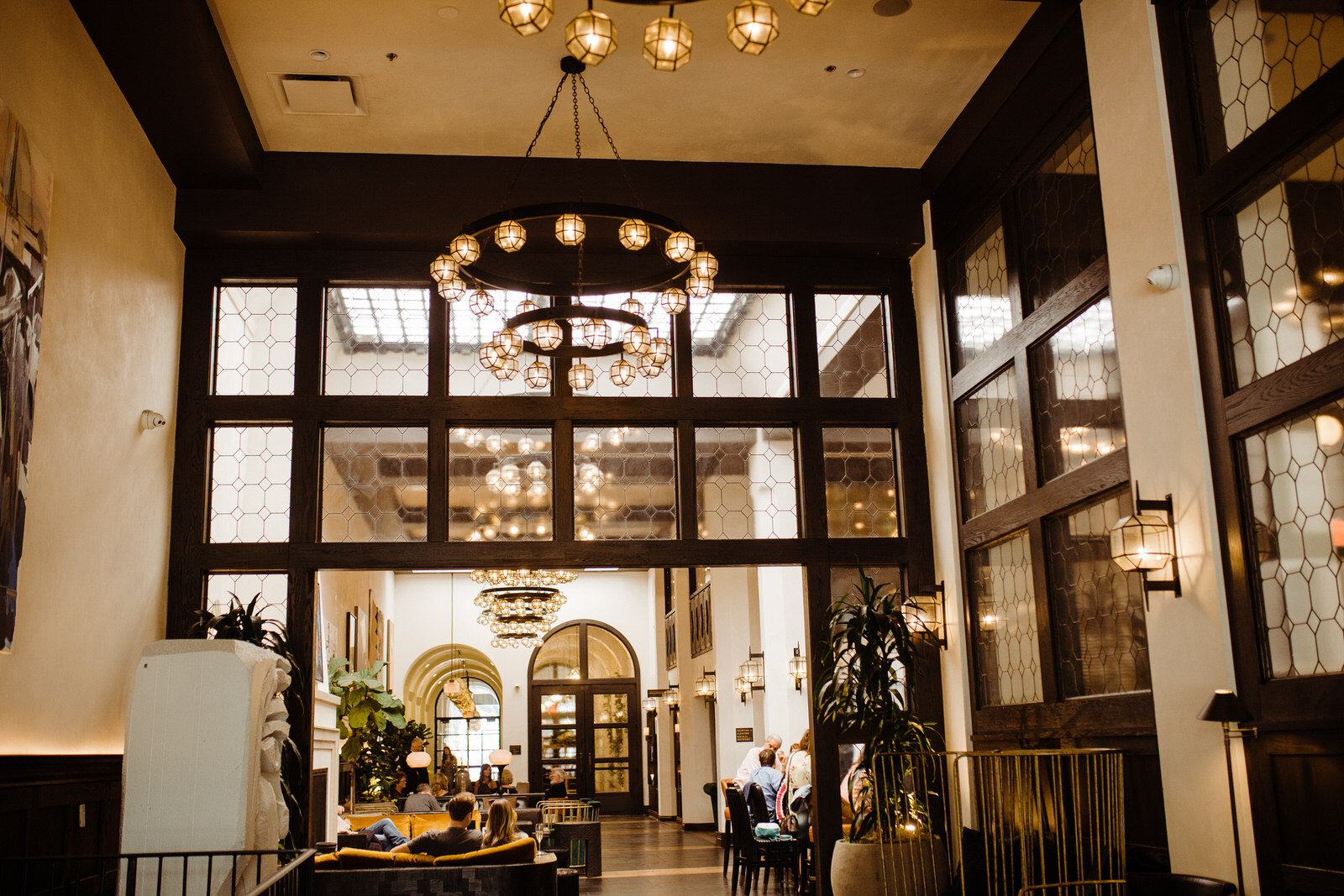 Hotel Lobby Decor at Hotel Figueroa in Los Angeles, California