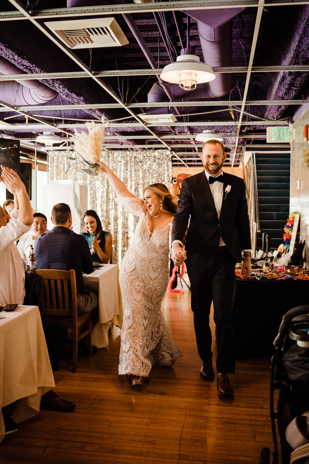 Wedding Reception at Margaritaville - Couple entrance