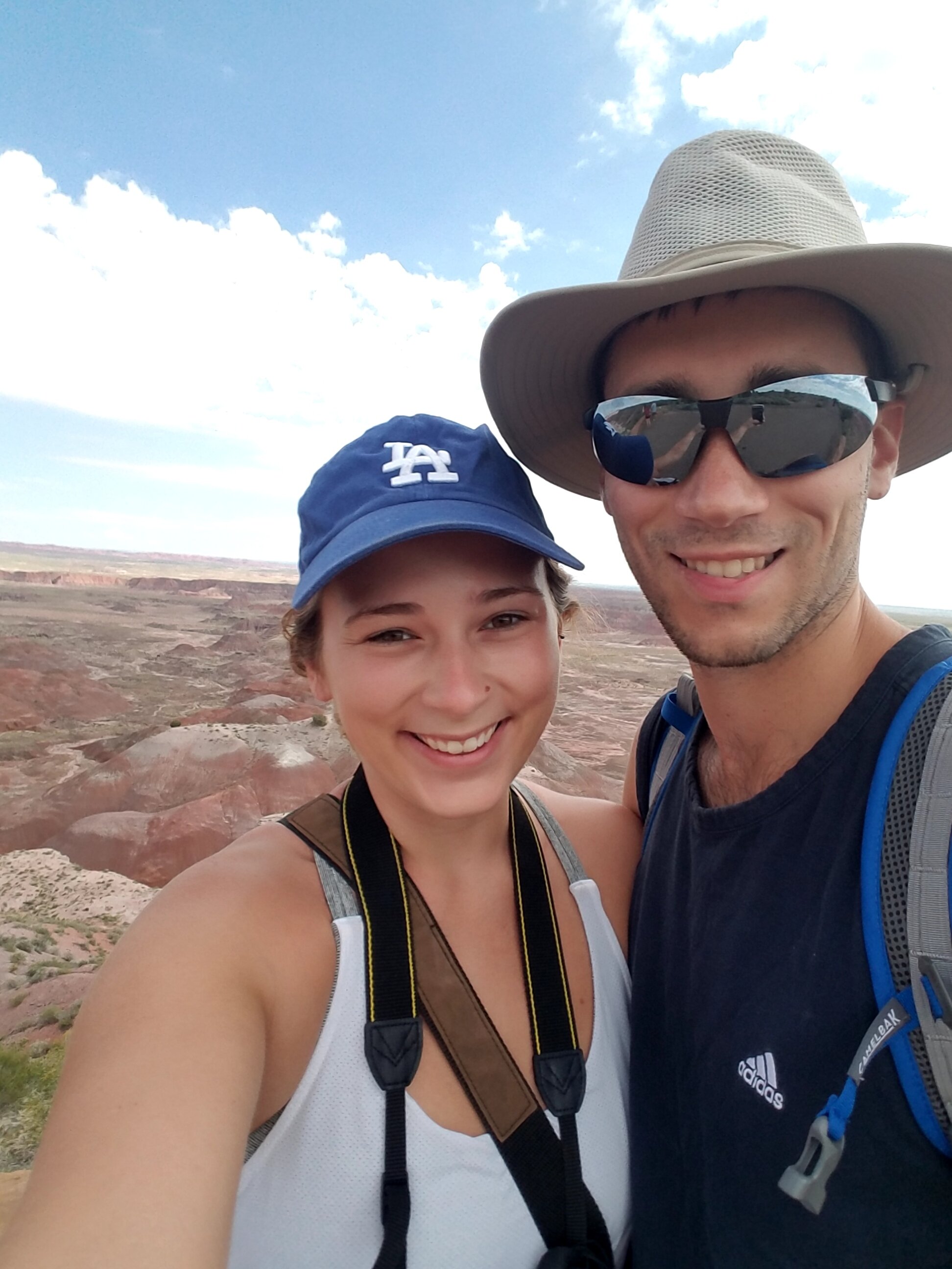 pitstop at the Petrified Forest + Painted Desert National Parks!