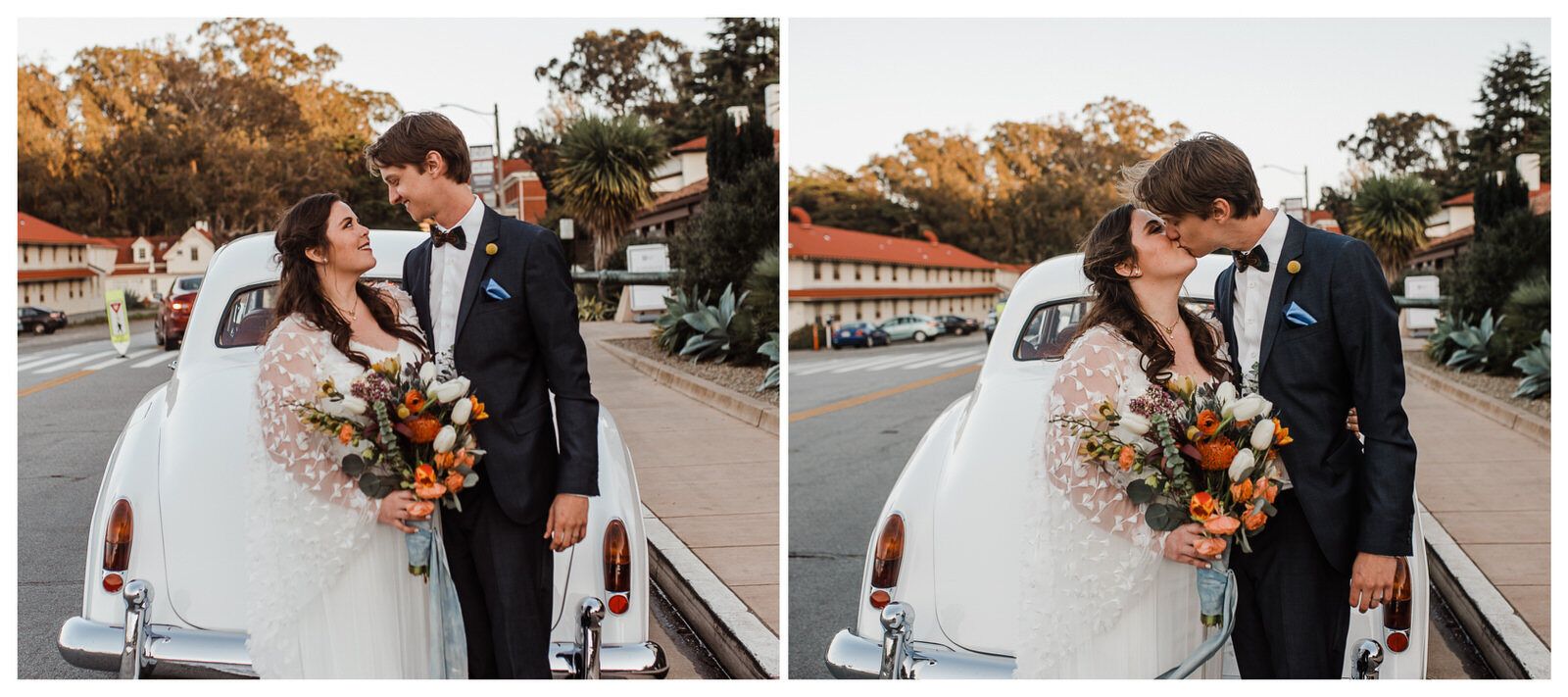 San-Francisco-Elopement-bride-and-groom-at-el-presidio-officers-club-kiss-by-rolls-royce.jpg