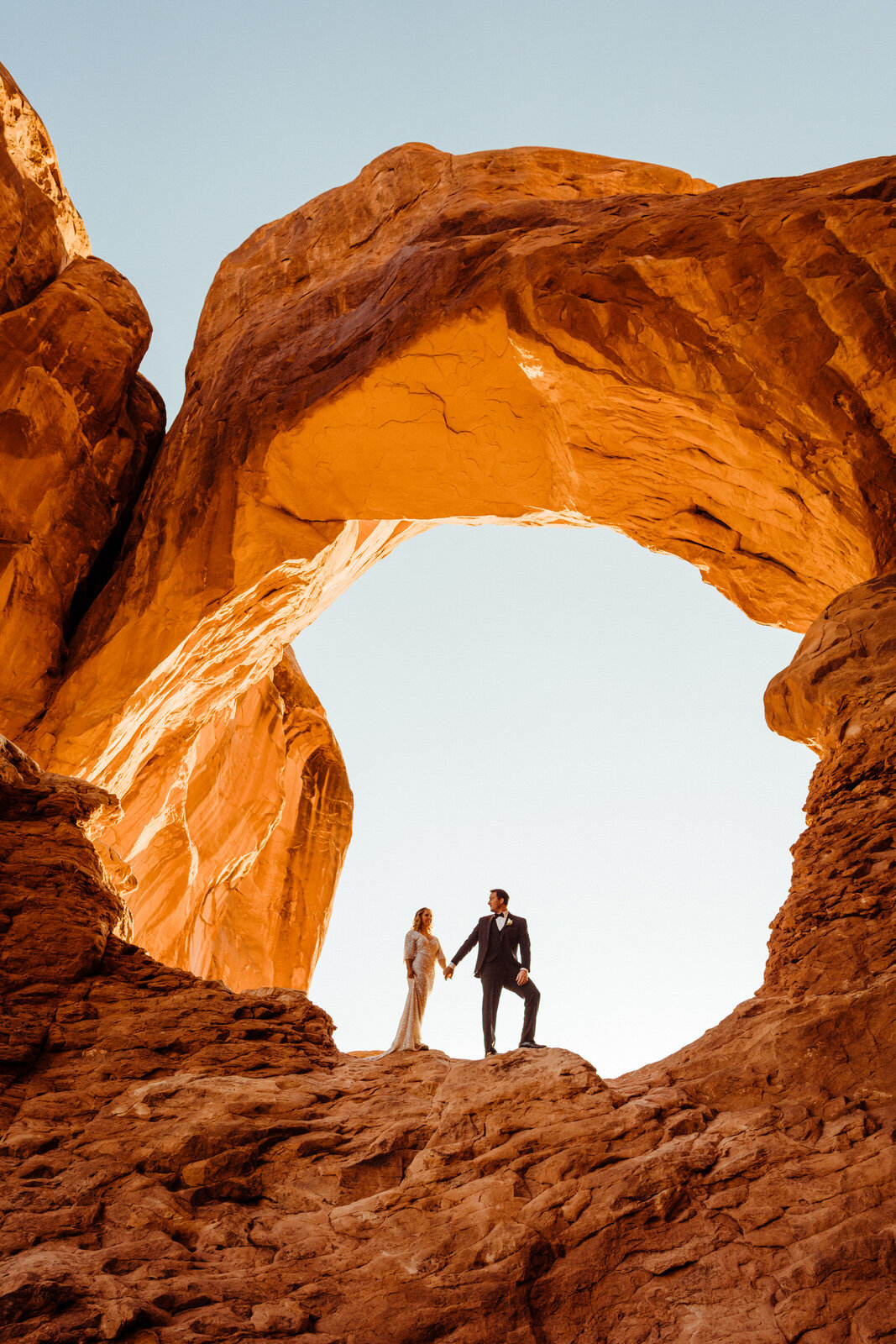 Arches-National-Park-Wedding-Adventurous-bride-and-groom-at-double-arches (3).jpg