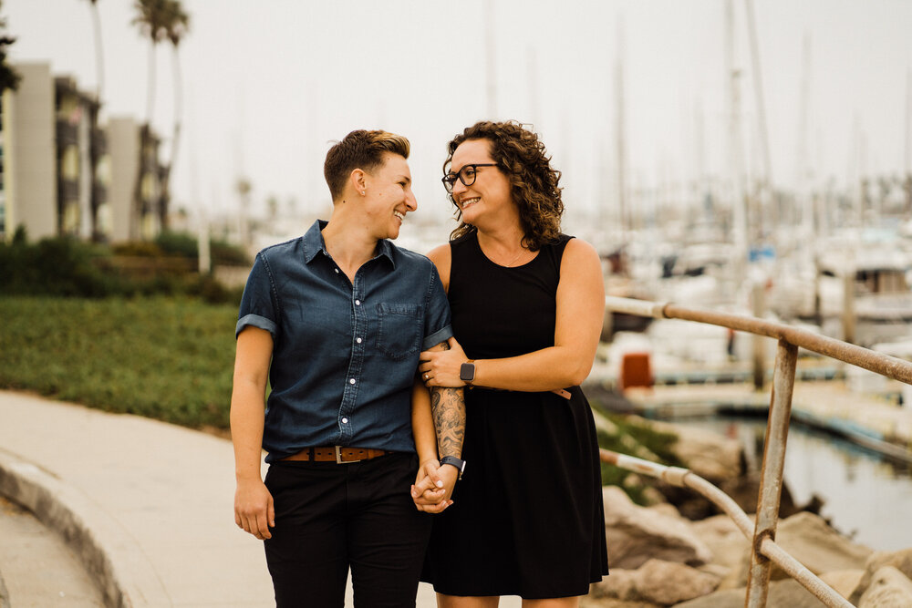 Ventura-Beach-Engagement-Shoot-Same-Sex-Couple-At-Seabridge-Marina (4).jpg