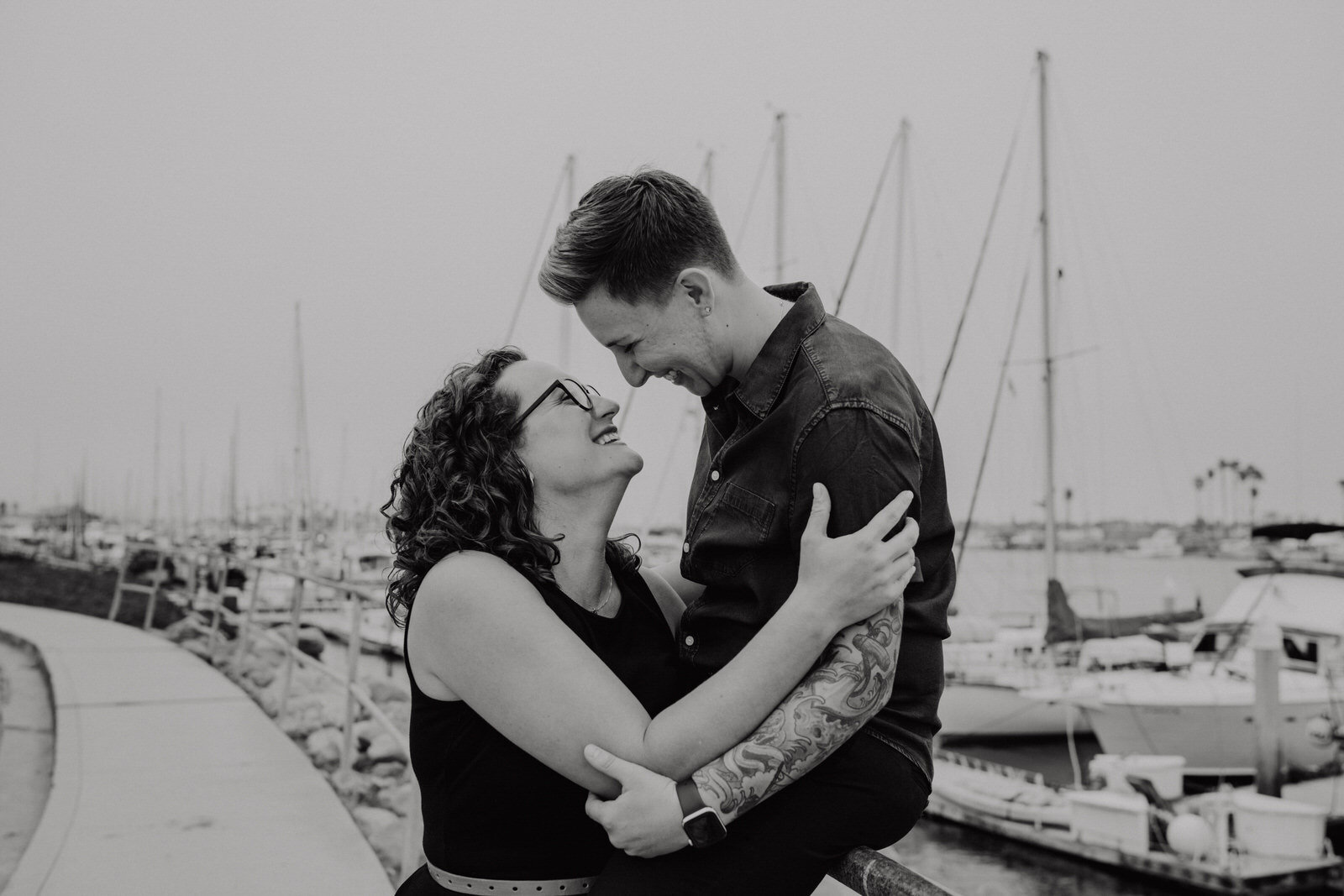 Ventura-Beach-Engagement-Shoot-Same-Sex-Couple-At-Seabridge-Marina (5).jpg