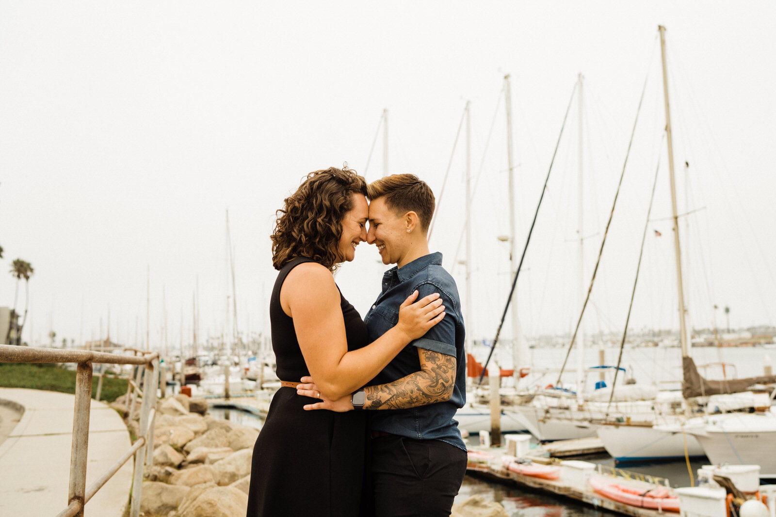 Ventura-Beach-Engagement-Shoot-Same-Sex-Couple-At-Seabridge-Marina (6).jpg