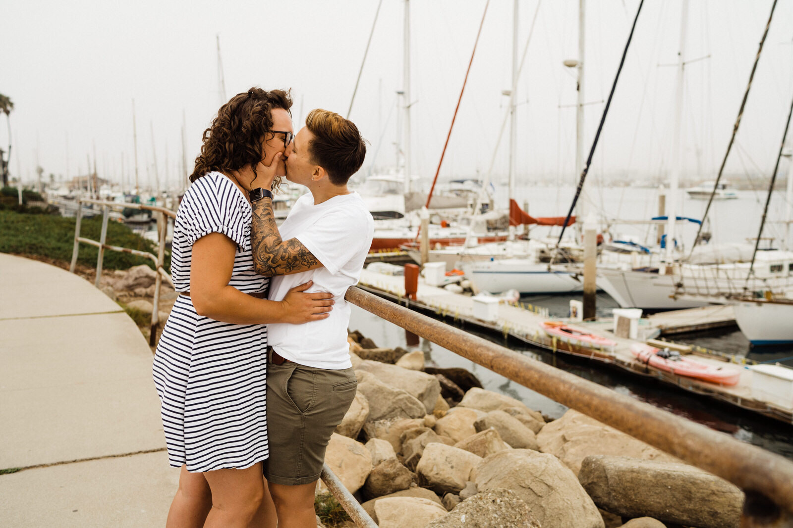 Ventura-Beach-Engagement-Shoot-Same-Sex-Couple-At-Seabridge-Marina (16).jpg