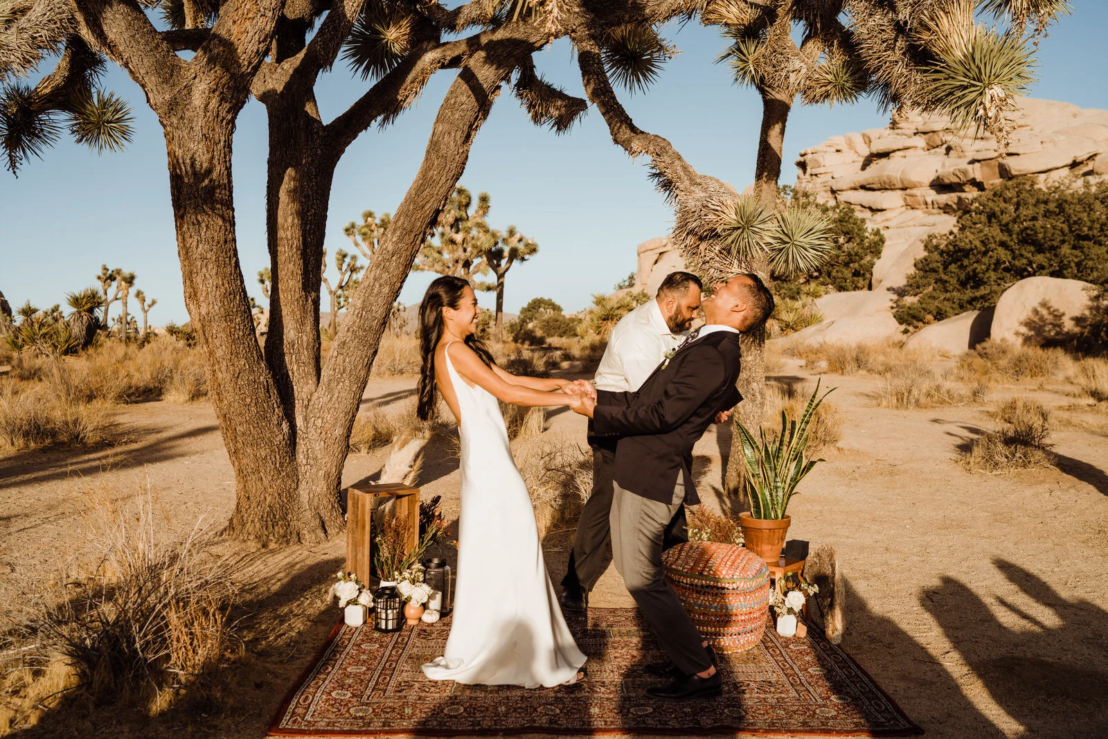 Chinese Tea Ceremony Wedding in Joshua Tree Southern California