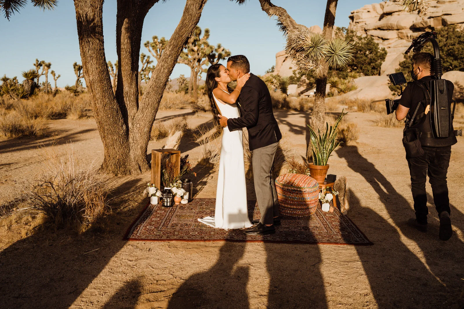 Chinese Tea Ceremony Wedding in Joshua Tree Southern California