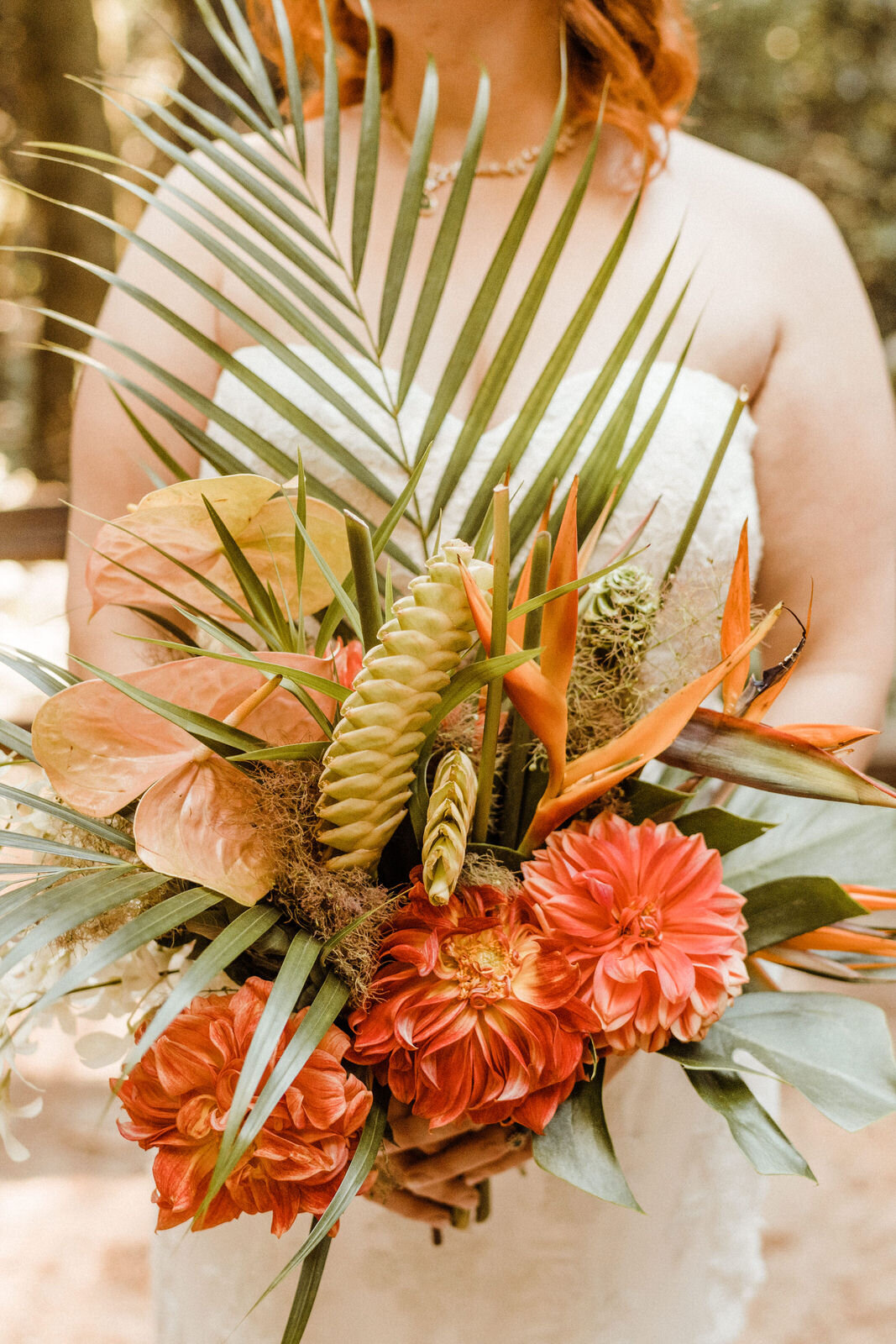 Henry-Cowell-Redwoods-State-Park-Wedding-Santa-Cruz-Tropical-Flower-Bouquet-by-Seascape-Florals.jpg