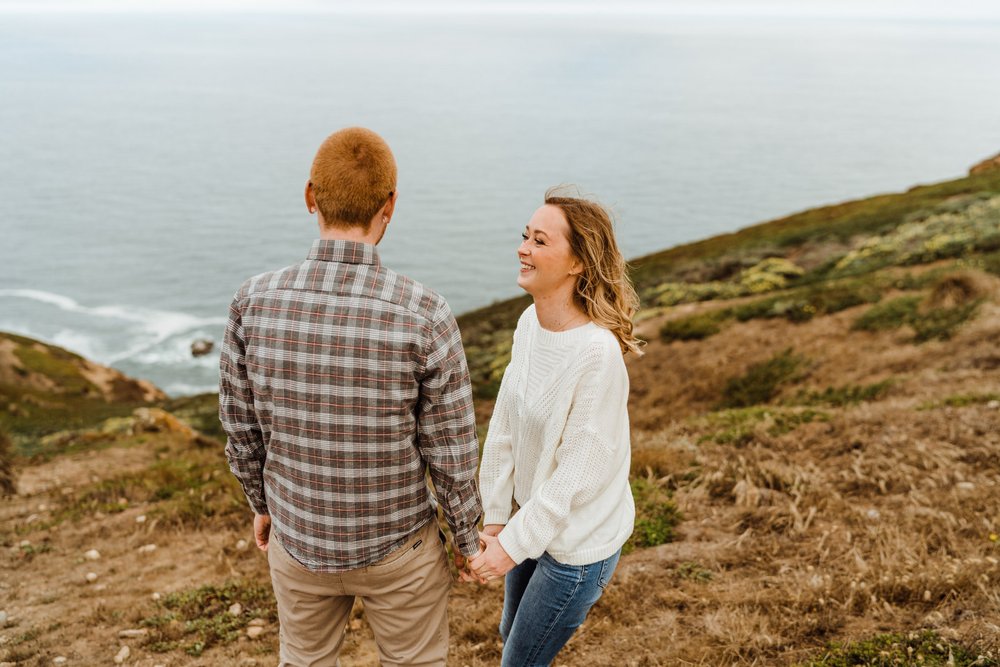 Warm, Romantic, Playful Engagement Photos on the Northern California Coast by Elopement Photographer Kept Record | www.keptrecord.com