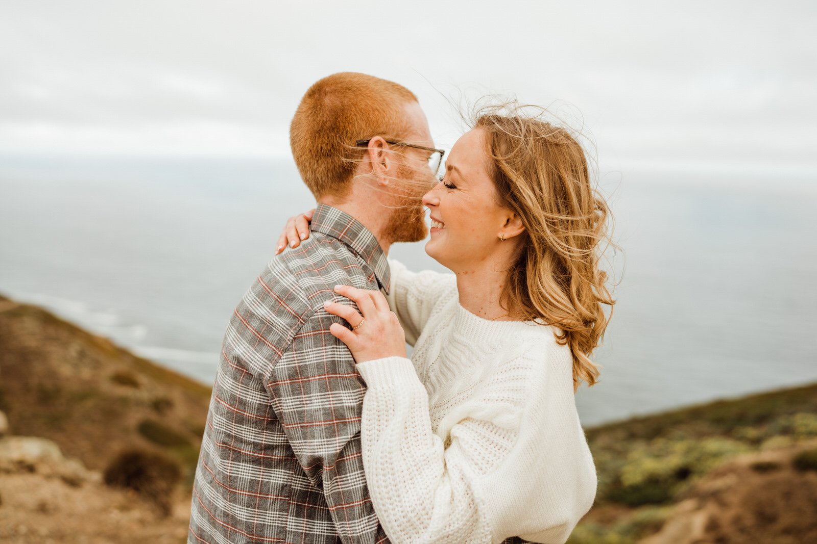 Happy, warm, playful Point Reyes Engagement Session - photos by Elopement Photographer Kept Record | www.keptrecord.com