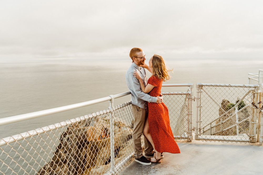 Ireland-inspired Point Reyes engagement shoot | Windy, romantic, adventurous photos by elopement guide Kept Record | www.keptrecord.com