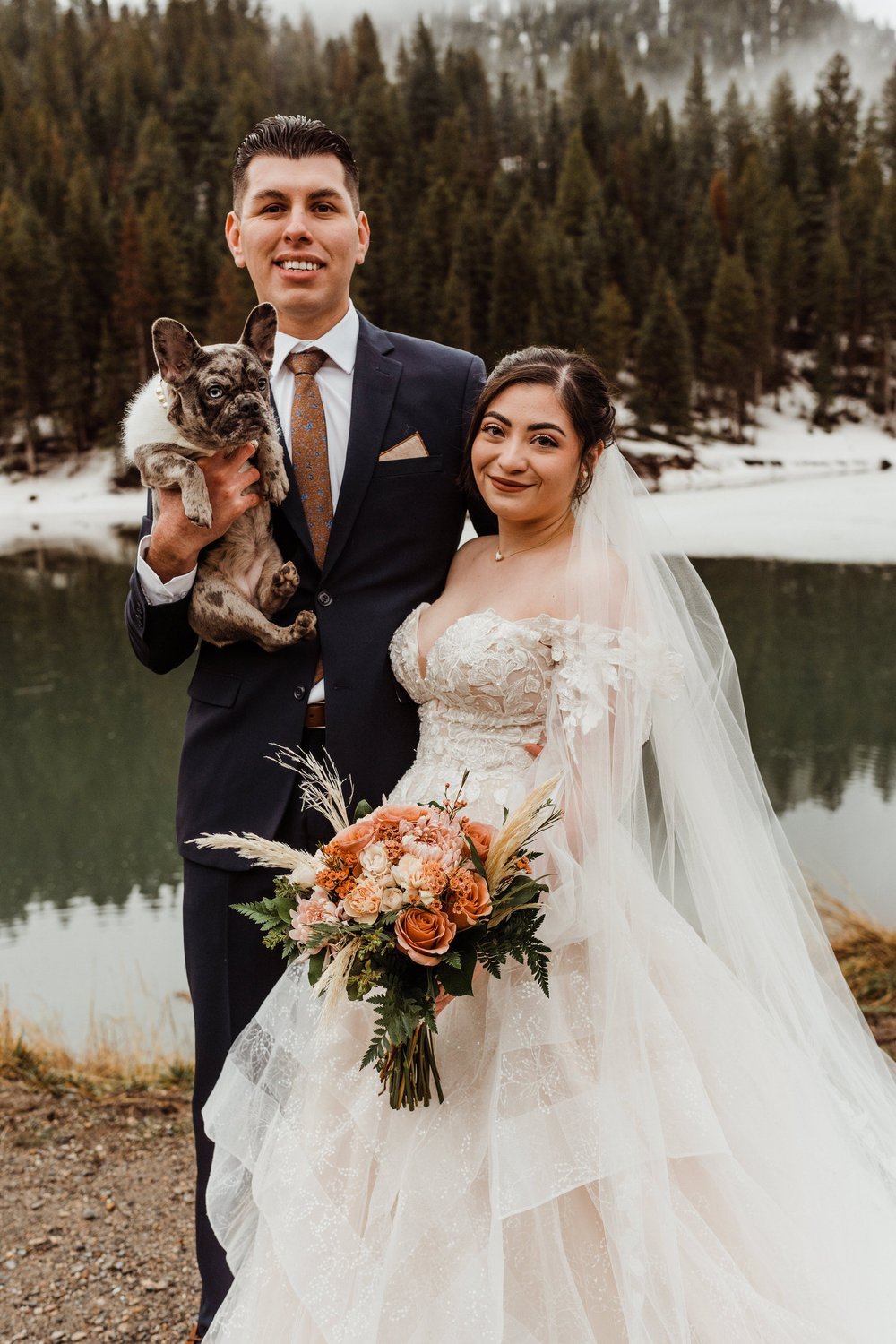 utah-mountain-elopement-bride-and-groom-with-french-bulldog-puppy.jpg