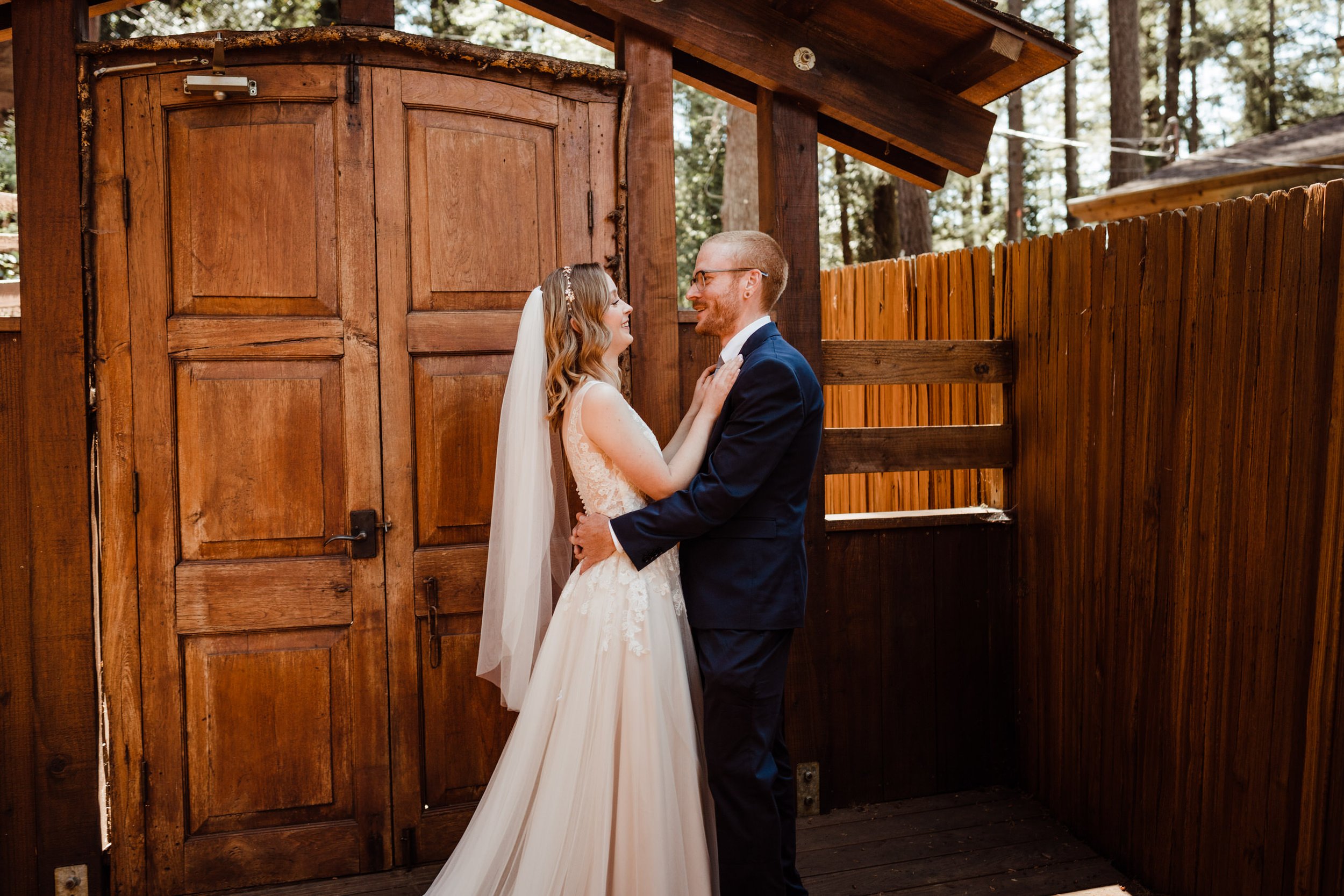 Wedding-in-the-Woods-Airbnb-Outdoor-First-Look-with-Bride-and-Groom (5).jpg