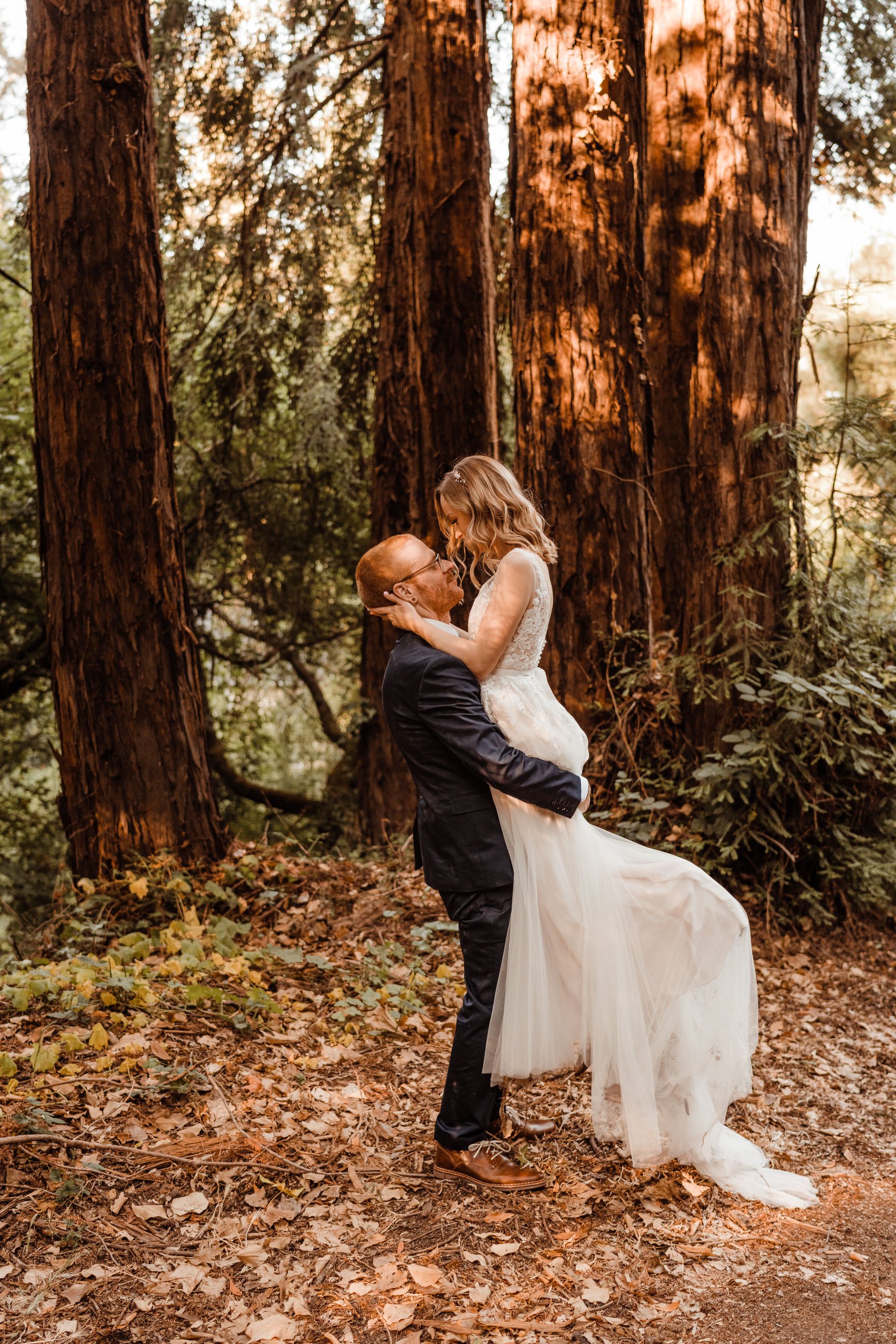 Wedding-in-the-Woods-Bride-and-Groom-Sunlit-Pictures-Beneath-Redwood-Forest (3).jpg
