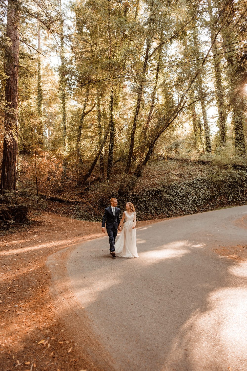 Wedding-in-the-Woods-Bride-and-Groom-Sunlit-Pictures-Beneath-Redwood-Forest (7).jpg