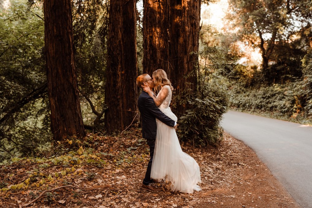 Wedding-in-the-Woods-Bride-and-Groom-Sunlit-Pictures-Beneath-Redwood-Forest (16).jpg