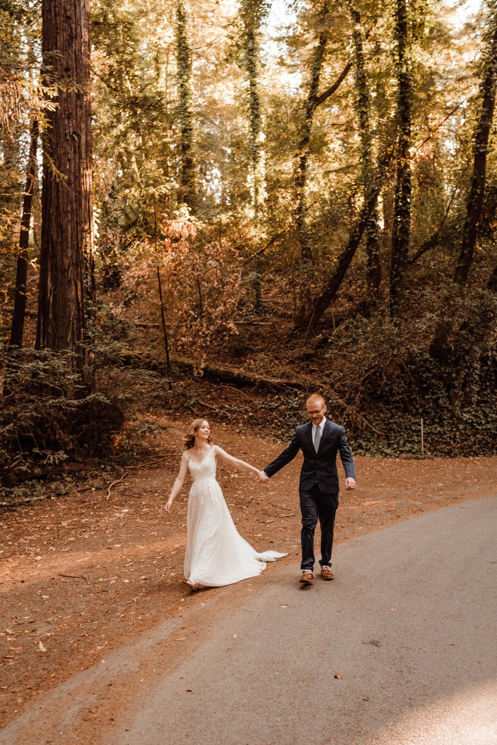Wedding-in-the-Woods-Bride-and-Groom-Sunlit-Pictures-Beneath-Redwood-Forest (22).jpg
