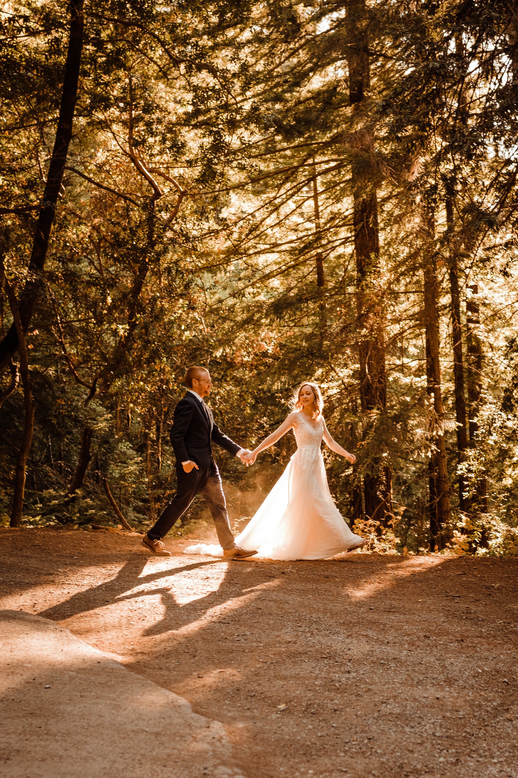 Wedding-in-the-Woods-Bride-and-Groom-Sunlit-Pictures-Beneath-Redwood-Forest (25).jpg