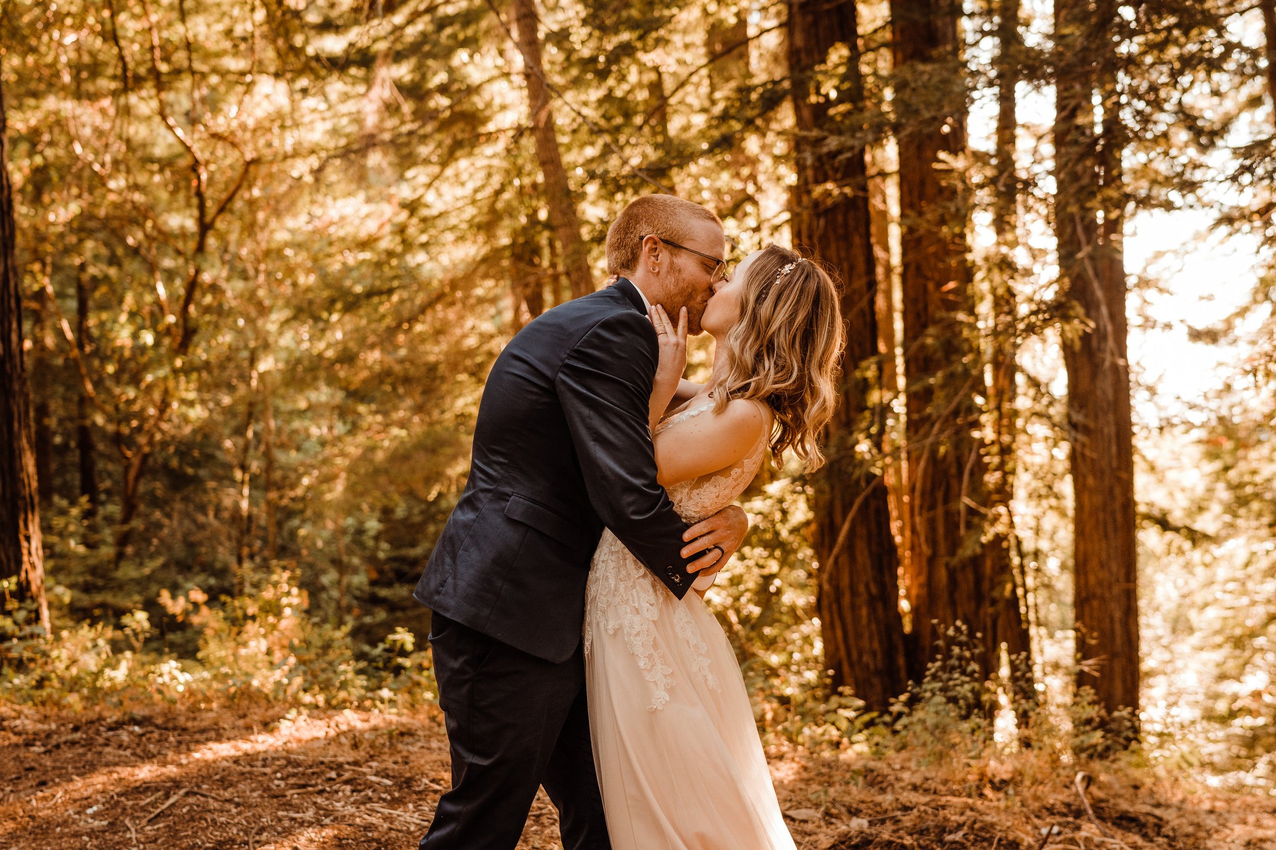 Wedding-in-the-Woods-Bride-and-Groom-Sunlit-Pictures-Beneath-Redwood-Forest (29).jpg