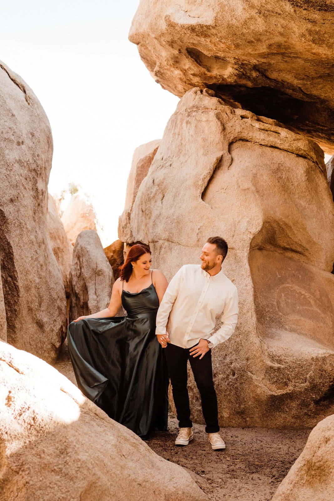 Desert-Boulder-Hiking-Engagement-Photos-in-Formal-Dress (3).jpg