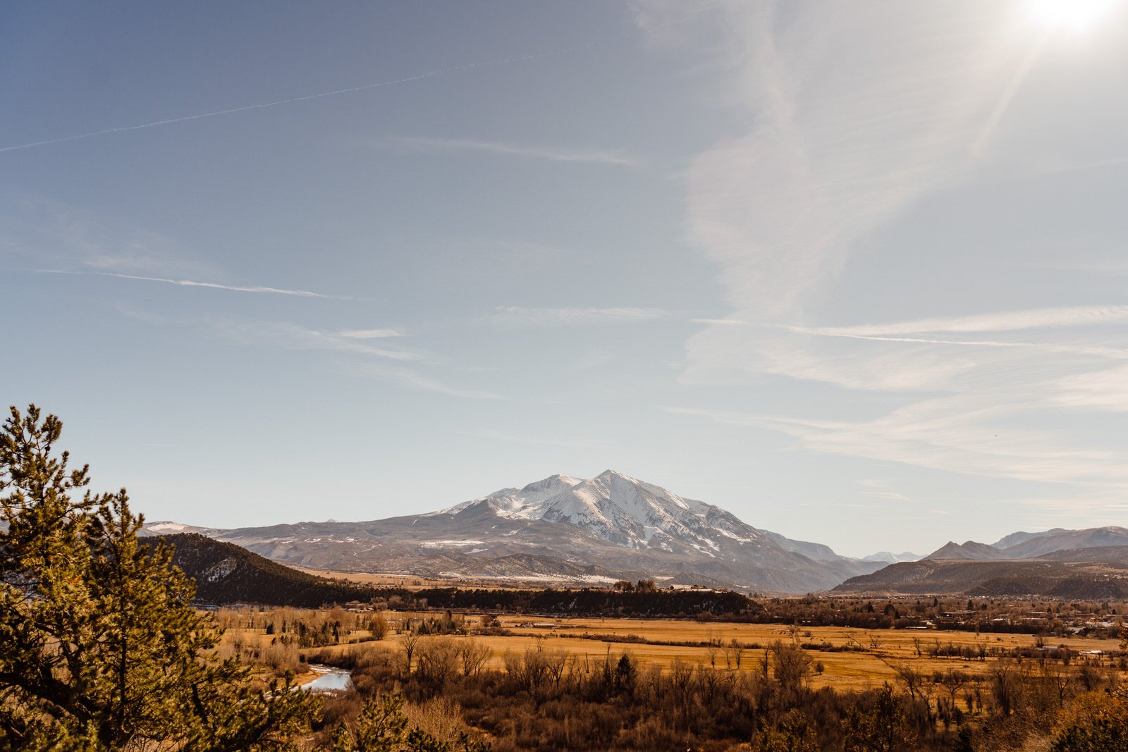 View from Carbondale Airbnb | Colorado Elopement Photographer | keptrecord.com