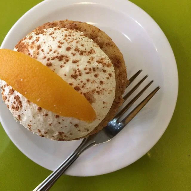 Peach cobbler cupcake from Molly's Cupcakes