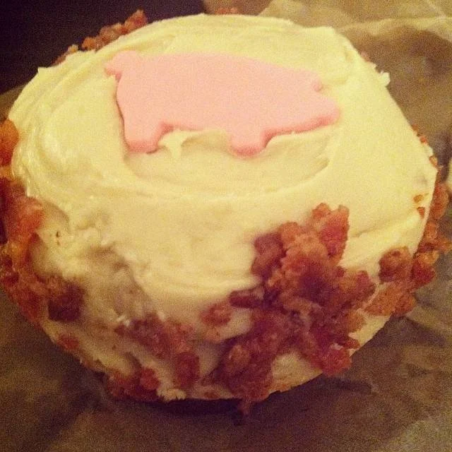 Maple bacon cupcake from Sprinkles
