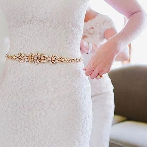 handmade bridal belt