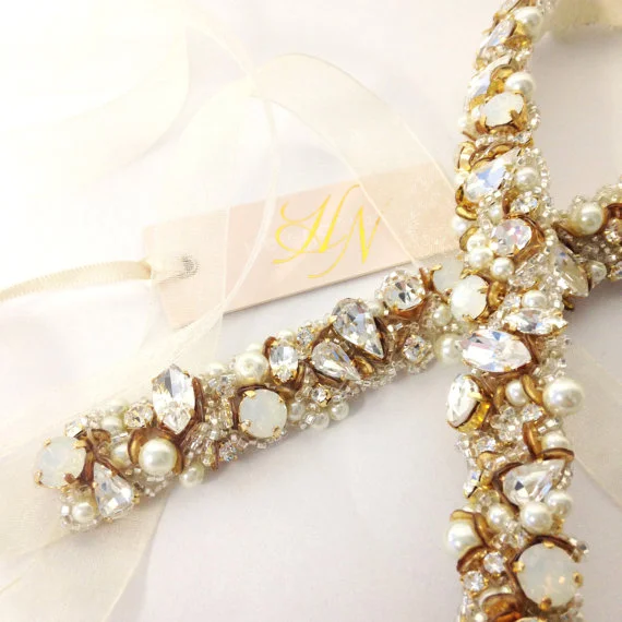 gold bridal belt