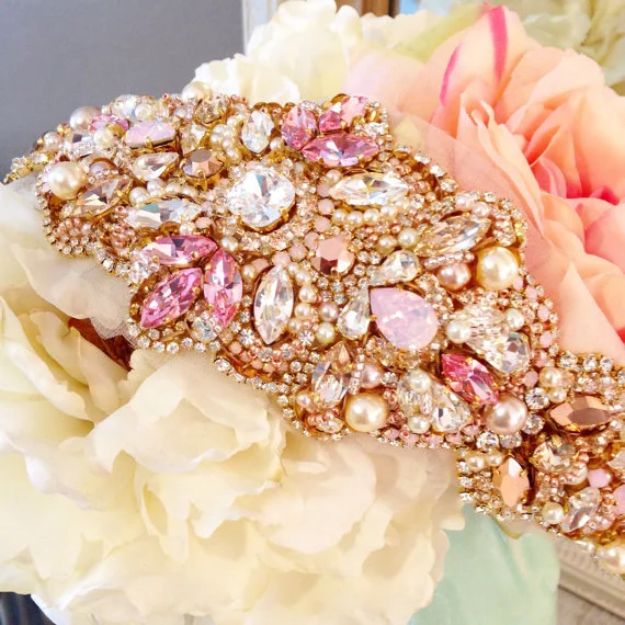 handmade bridal belt