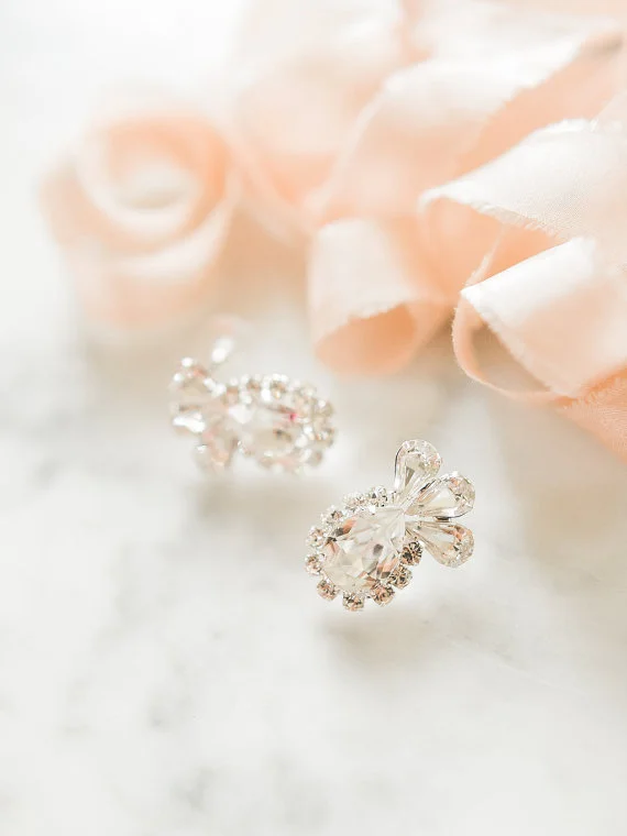 stud wedding earrings