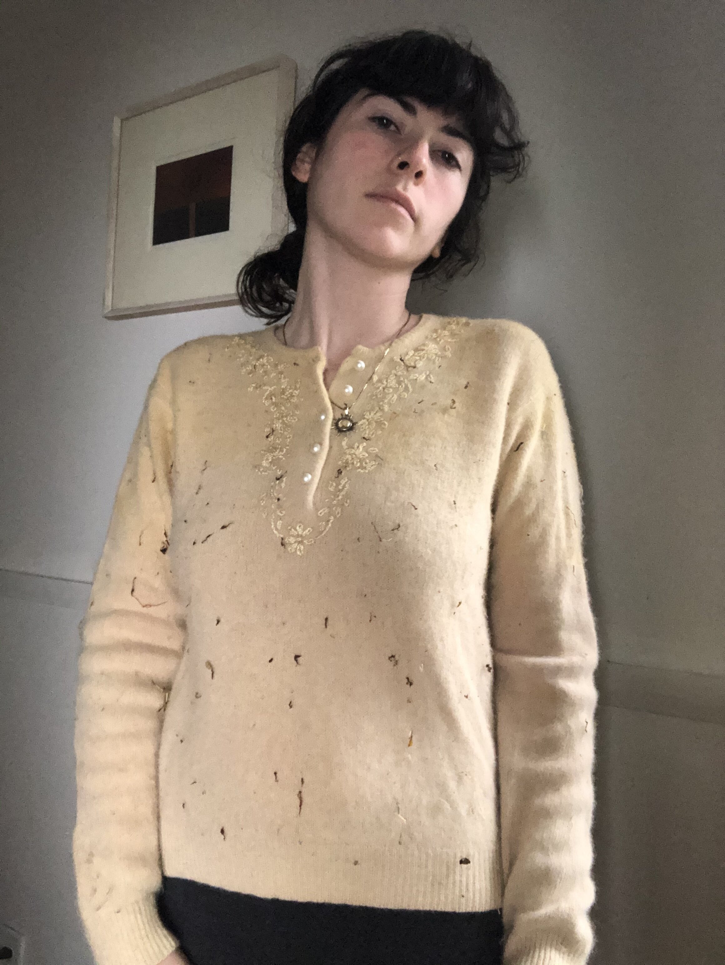 angora wool sweater
