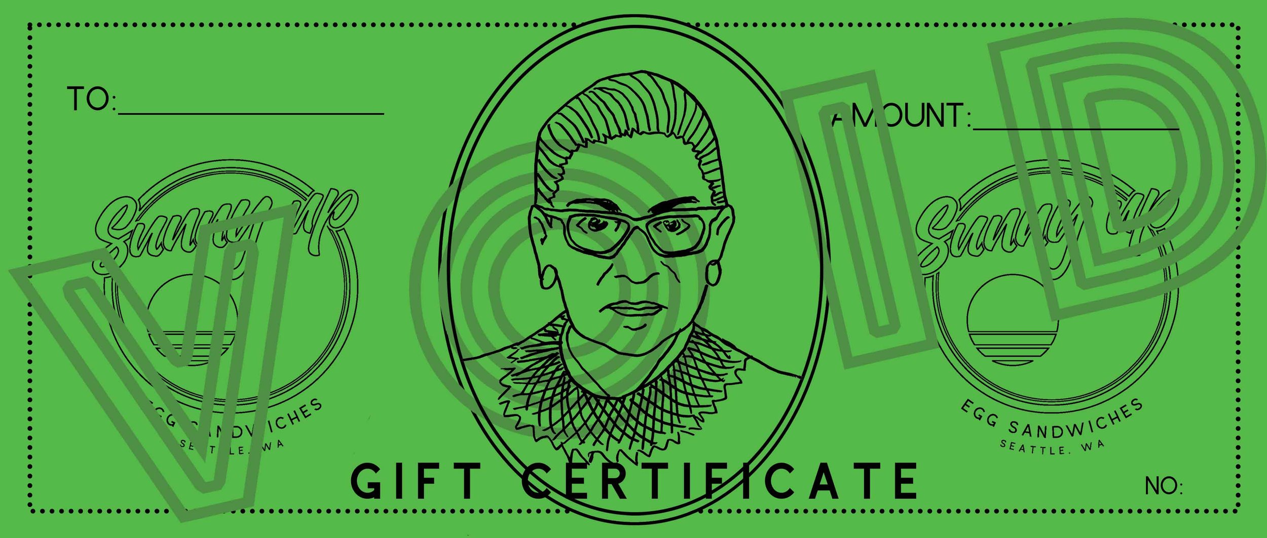 Paper gift certificate