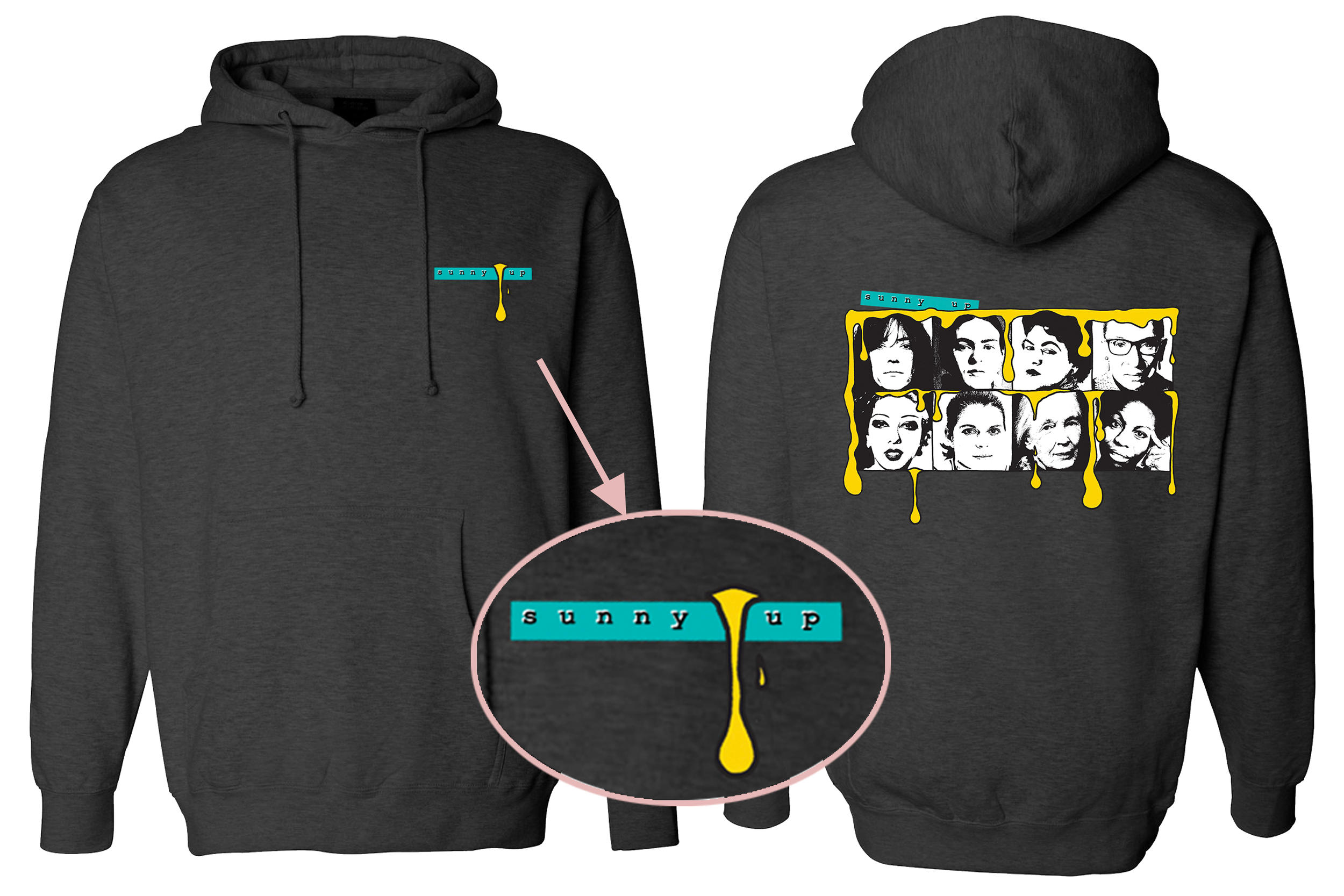 “Egg Drip” Independent Heavyweight Pullover Hoodie  - $60