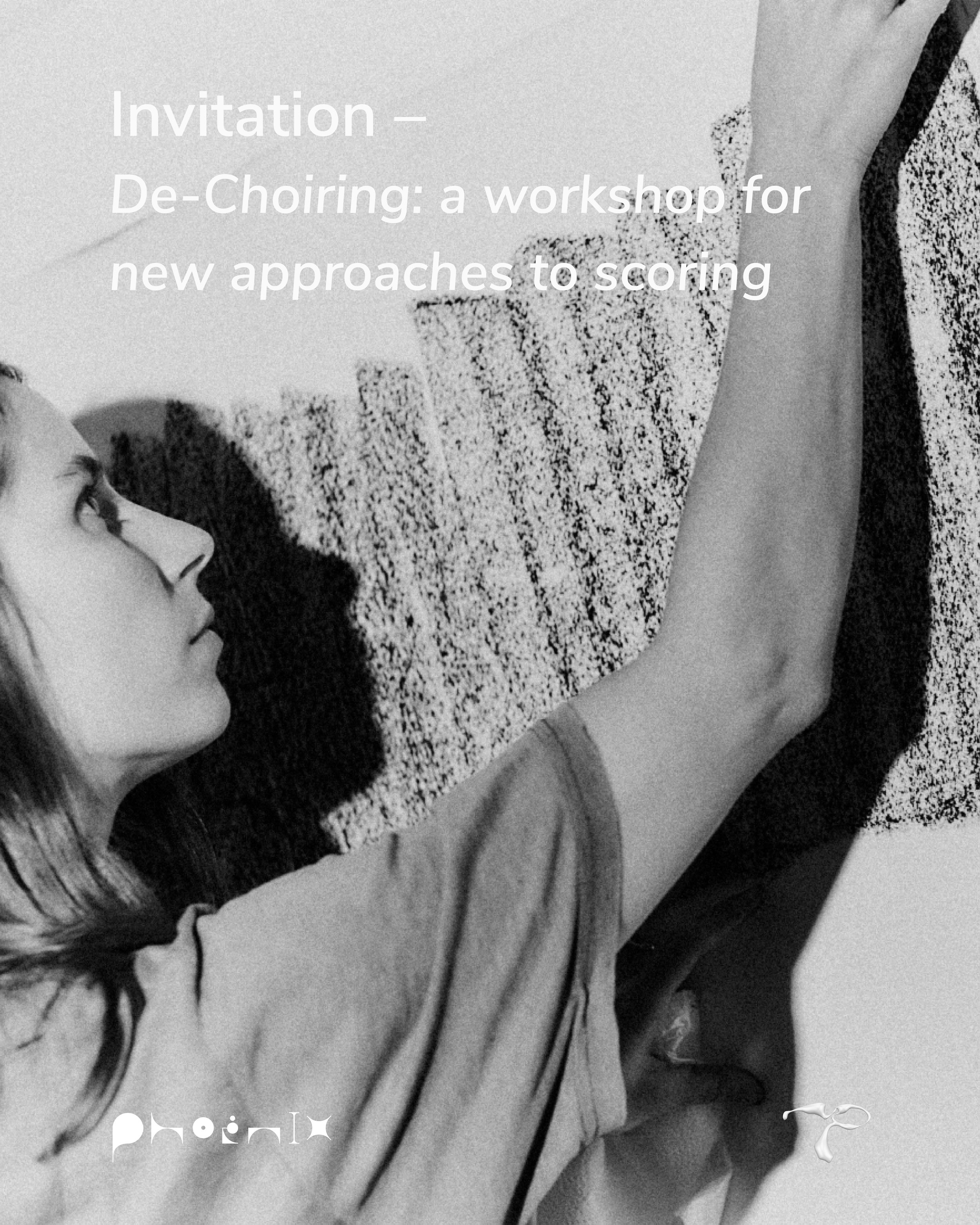 De-Choiring: a workshop for new approaches to scoring — Megan Alice Clune, Nicole Pingon, Chanel Tobler, and Mara Schwerdtfeger