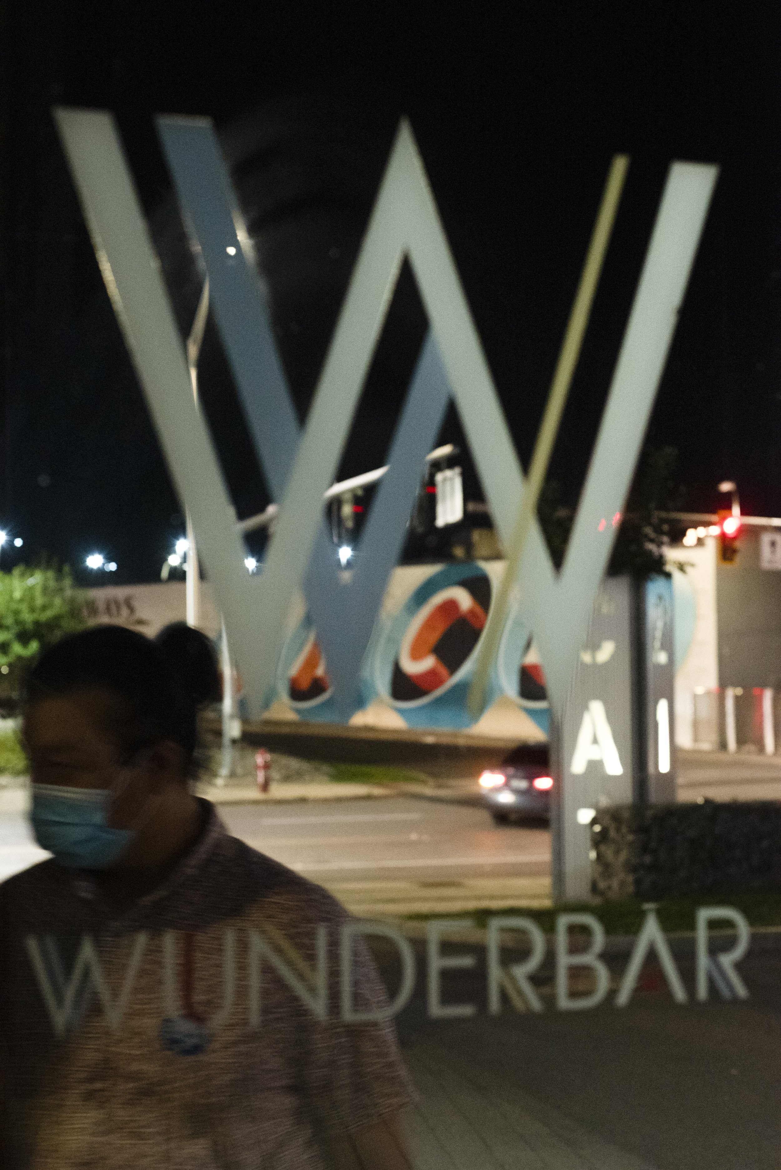  Armando Villa-Ignacio heads back to the bar for his shift at Wunderbar in Syracuse, New York on Saturday, October 9, 2021. 