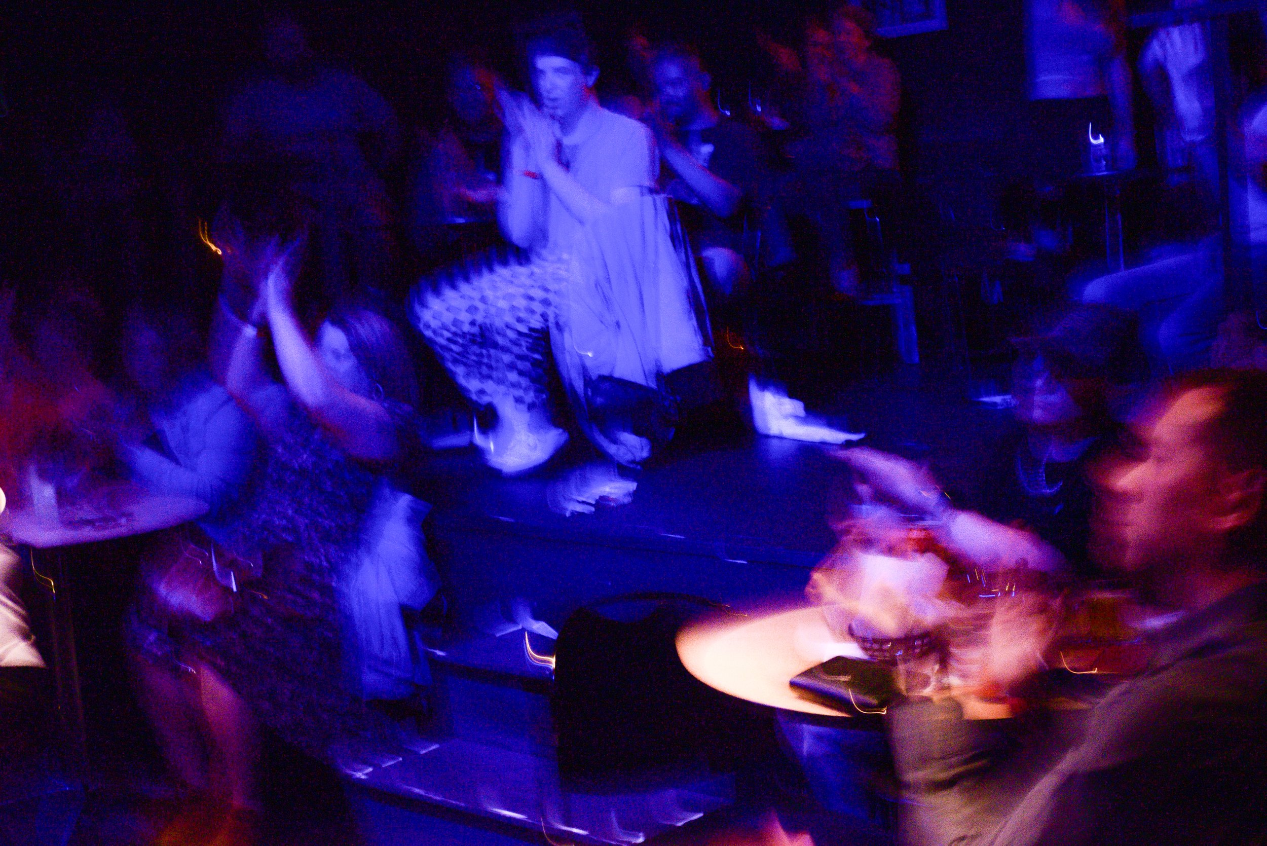  Patrons react to a drag show at Wunderbar in Syracuse, New York on Sunday, October 10, 2021. 