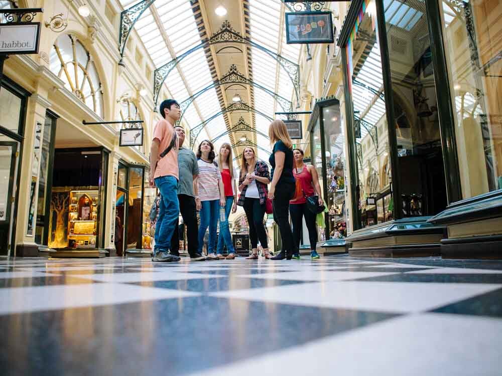 Melbourne arcades private walking tour