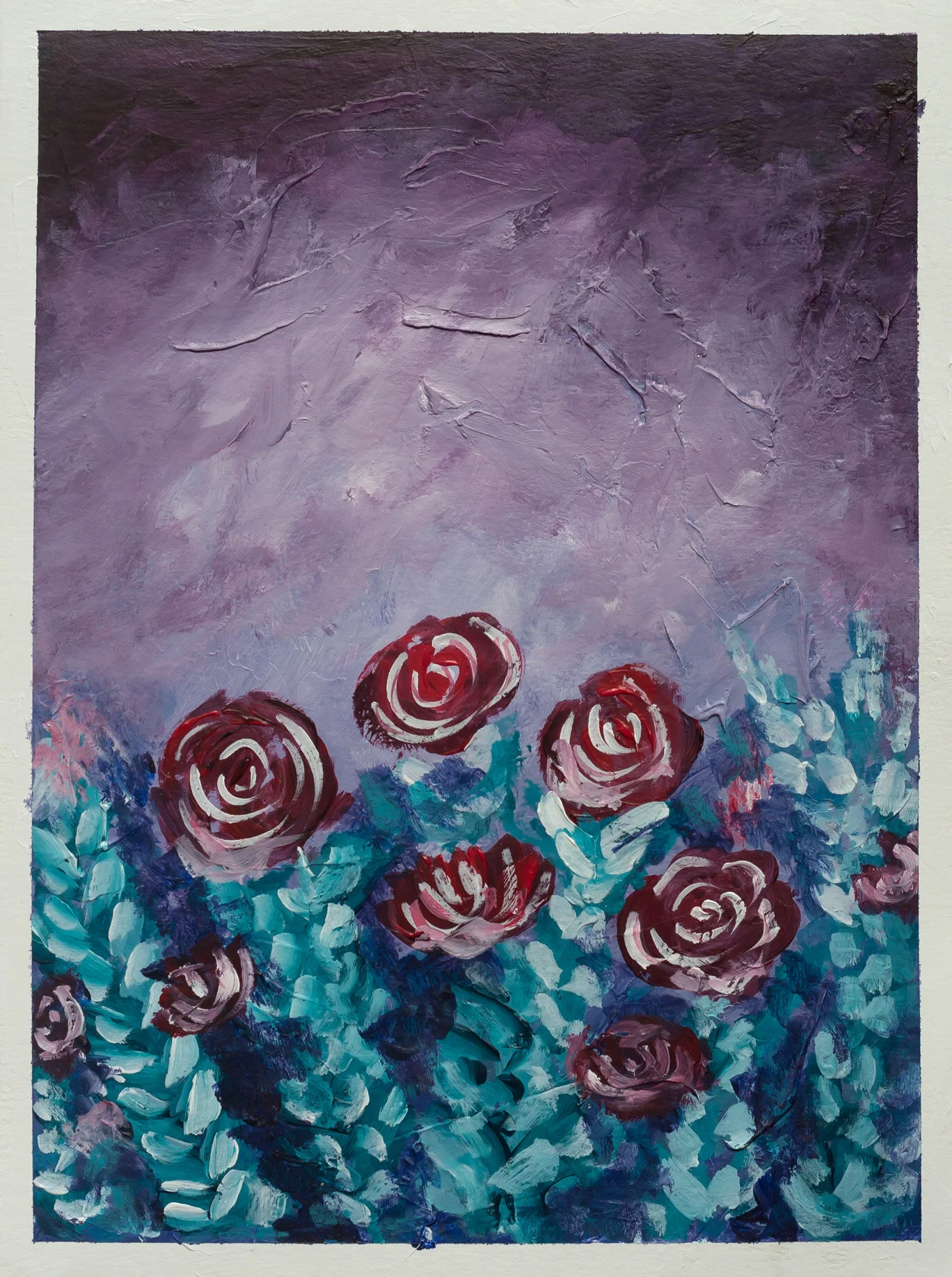 Abstract Floral - Purple 