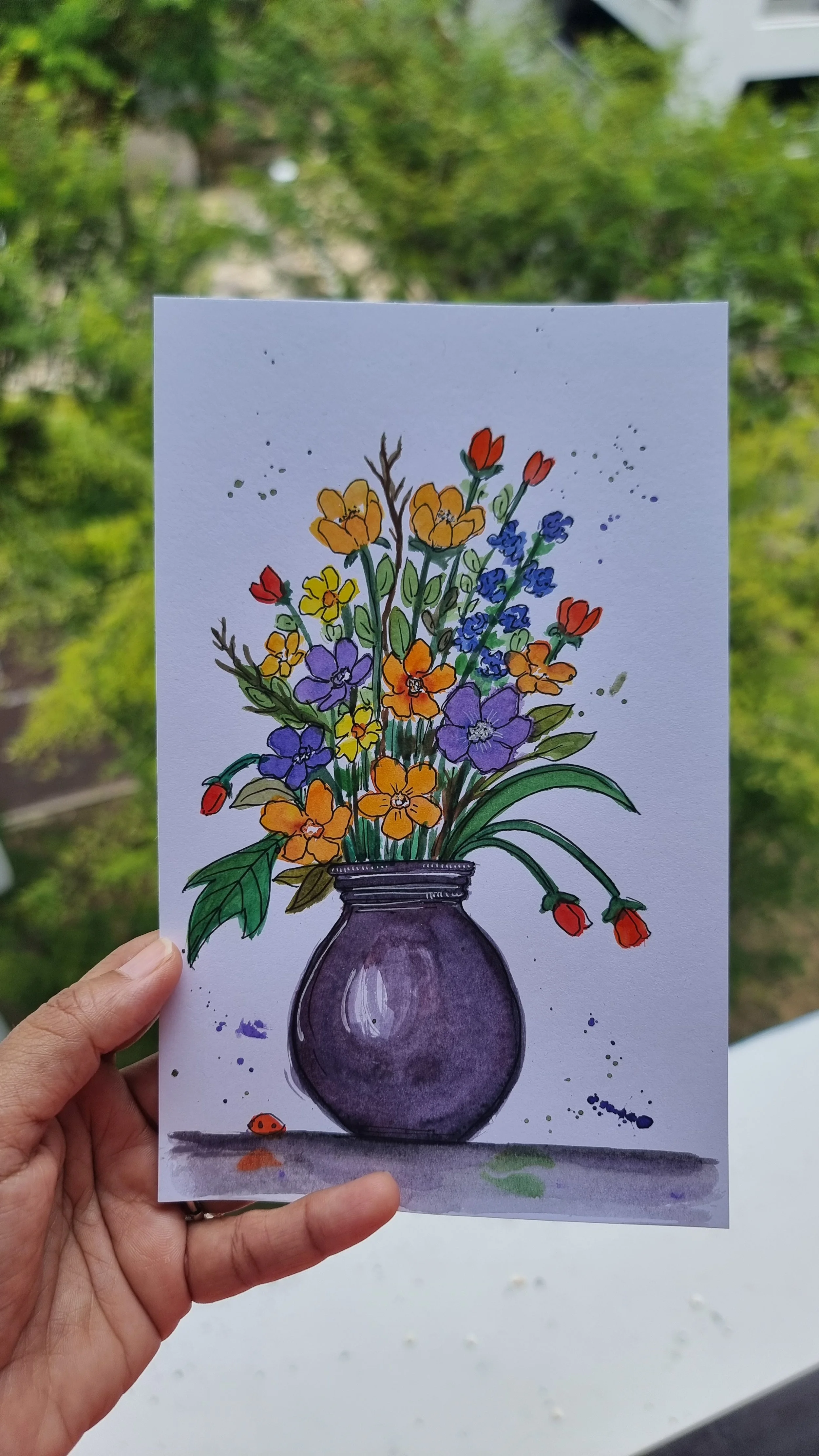 Mini Floral Art - Cards