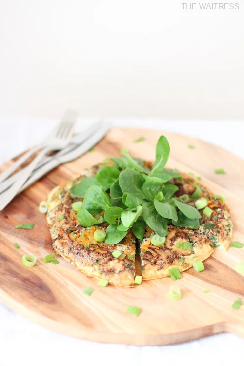 Rezept für eine Gemüse-Frittata mit Quinoa / Theresa Kellner