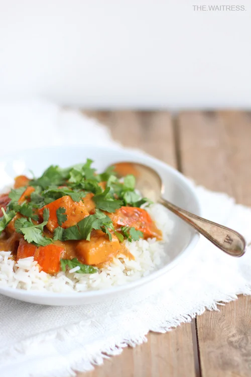 Rezpt leckeres veganes Kürbiscurry / THE.WAITRESS. Blog