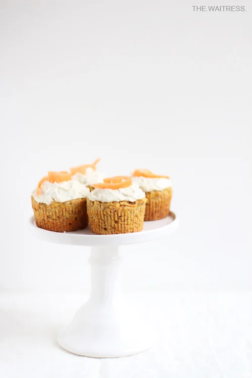 Gesunde Carrot Cake Cupcakes / THE.WAITRESS. Blog