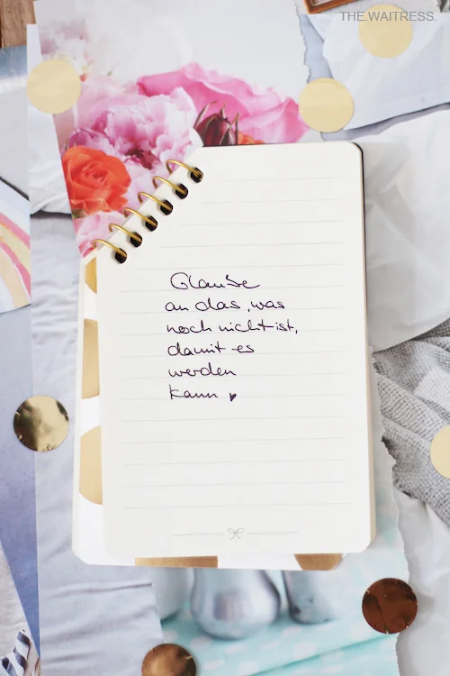 Glaube an das was noch nicht ist / THE.WAITRESS.