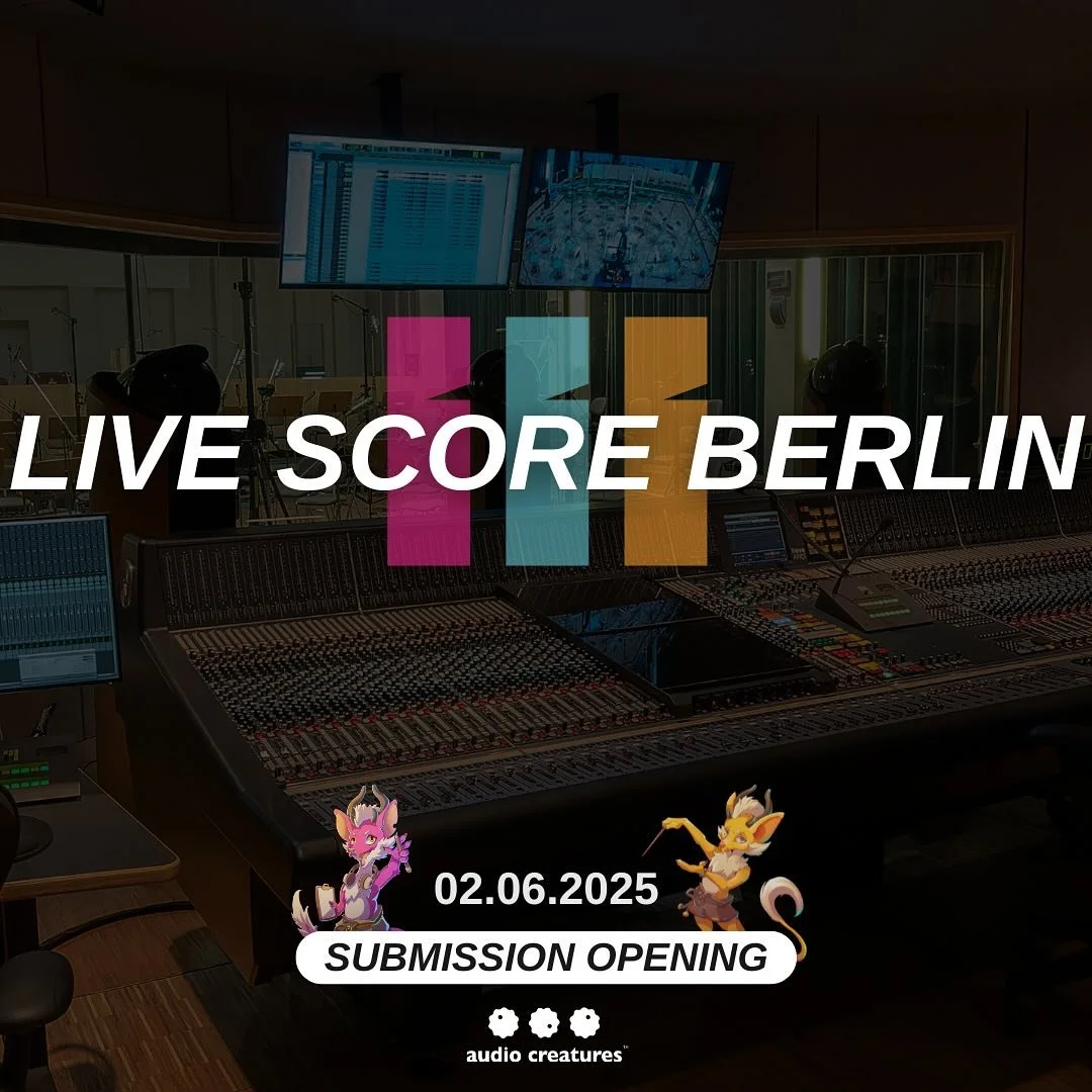 Big News! ✨ 
 
We are officially opening Live Score Berlin submissions next week on June 2nd! The time has finally come, and we can&rsquo;t wait to be back on stage this year. 🎻 

Even though it is not easy at the moment in the creative scene, somet