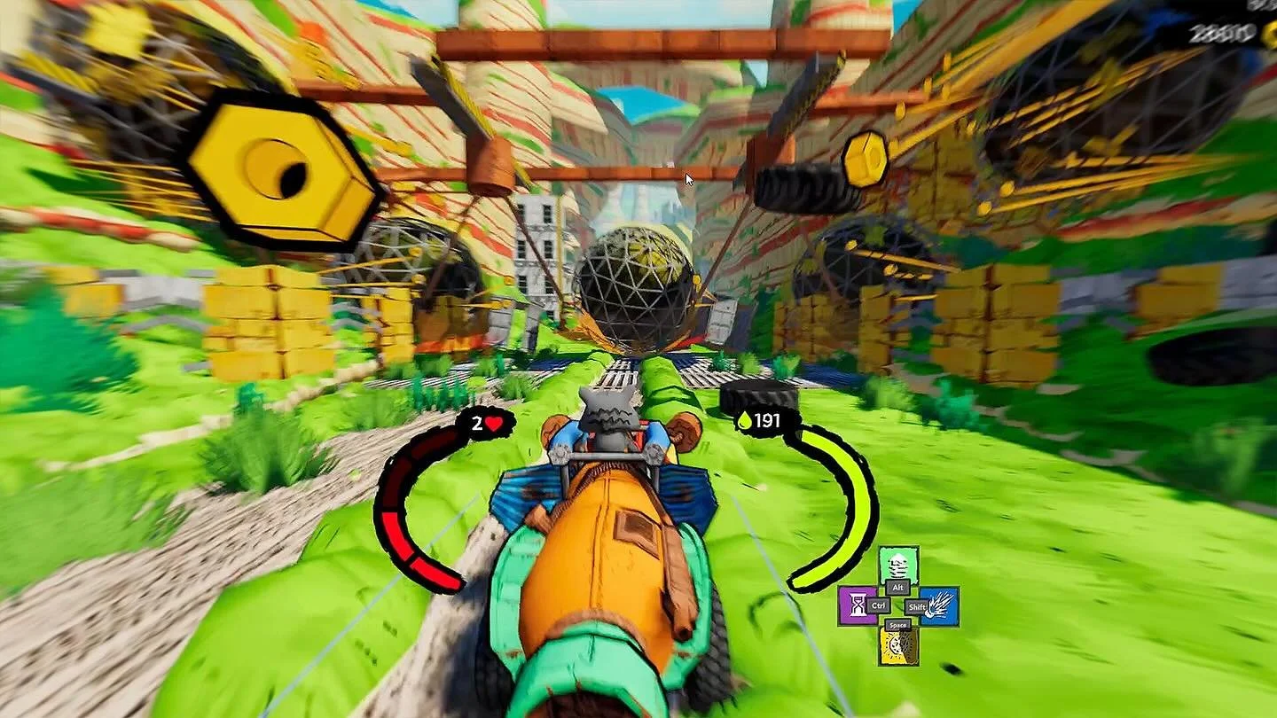 The demo of SCHROTT is now out on steam! 🔧 

Was super fun for creating the music and soundscape for the fast driving raccoon! 🦝 

Kudos to the whole team from @ivyjuicegames and looking forward to the game release!&nbsp;🎸 

Thanks for Johannes Re